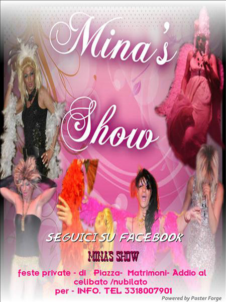 Mina's show DragQueen